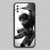 L-Levi A-Ackerman Phone Case For Samsung S23,23,22,30,21,10,9,Note20 Ultra,Lite,Ultra,5G,Plus,FE,Black Soft Case