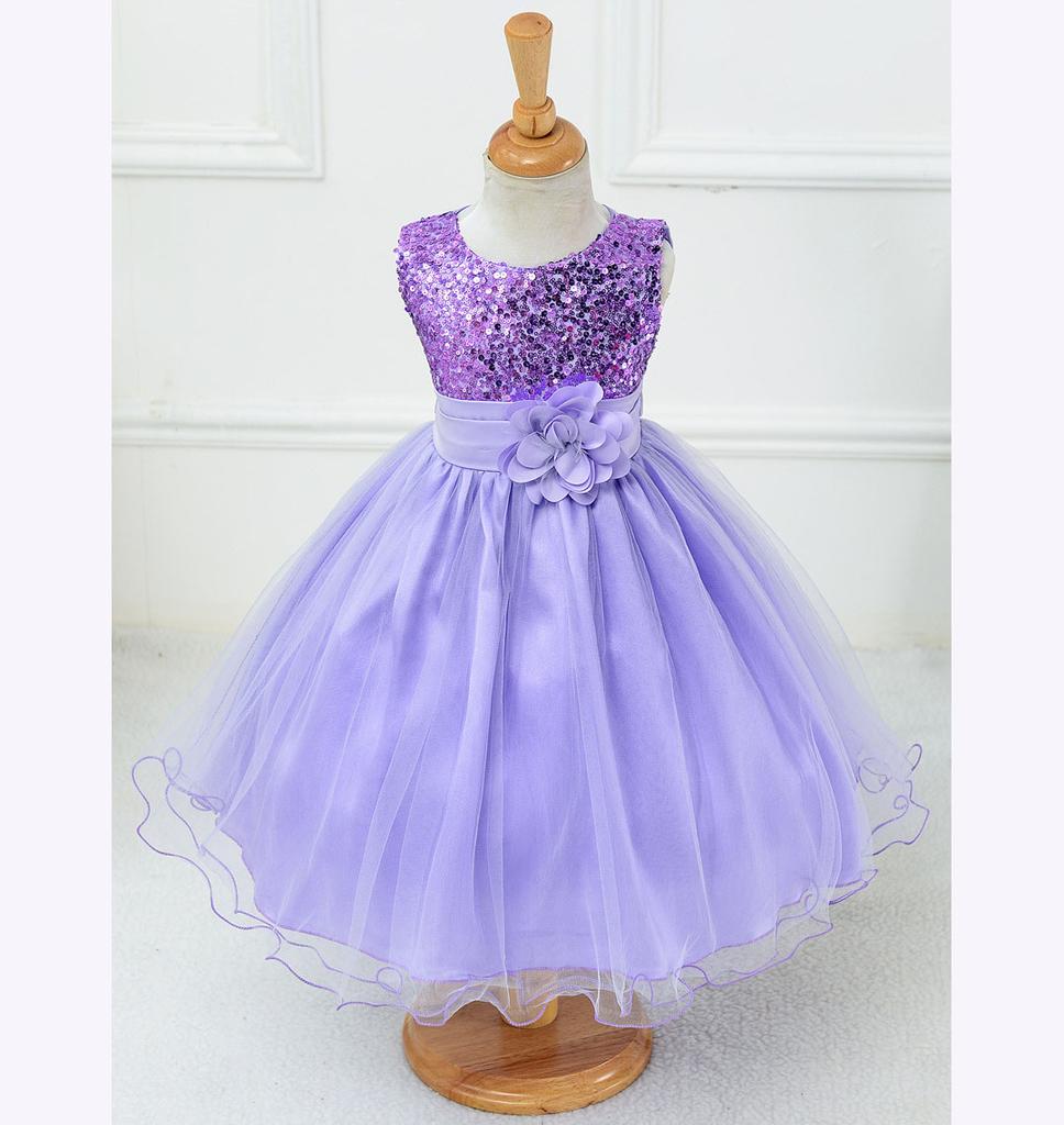 Rochie de Zi de Naștere Sclipitoare pentru Copii Rochie Elegantă Moale de Petrecere Rochie de Bal pentru Fete Rochie pentru Fetițe Rochii Rochie pentru Copii Fustă Fustă Tutu din Tulle