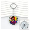 Chelsea AC Milan Barcelona Messi Real Madrid Ronaldo Football Keychain Turning Fan Pendant Blind Box Gift