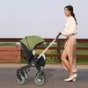 Foldable 4-in-1 Multifunctional Stroller with Car Seat Pram Portable Baby.BLACK