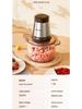 Multi-functional Electric Meat Grinder and Garlic Paste Maker with Visible Glass Bowl