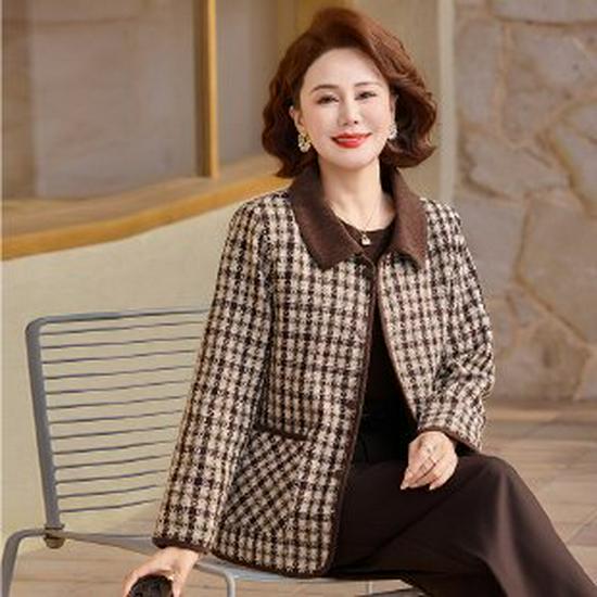 2026 New Elegant Chinese-Style Women s Jacket - Versatile, Beautiful, and Age-Reducing for Spring & Autumn 5XL