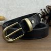 Retro Fashion Trend Leather Belt Women'S First Layer Cowhide Casual Jeans Belt Women