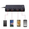 Micro USB OTG Charging Hub Works Simultaneously 4 X USB For Android and Windows Systems Supports Function PC USB HUB Card Reader 2.0HUB Hot-Swappable