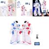 Kids' Intelligent Remote Control New Will Electric Robot Toy Blue/red Educational And Fun Dancing Robot