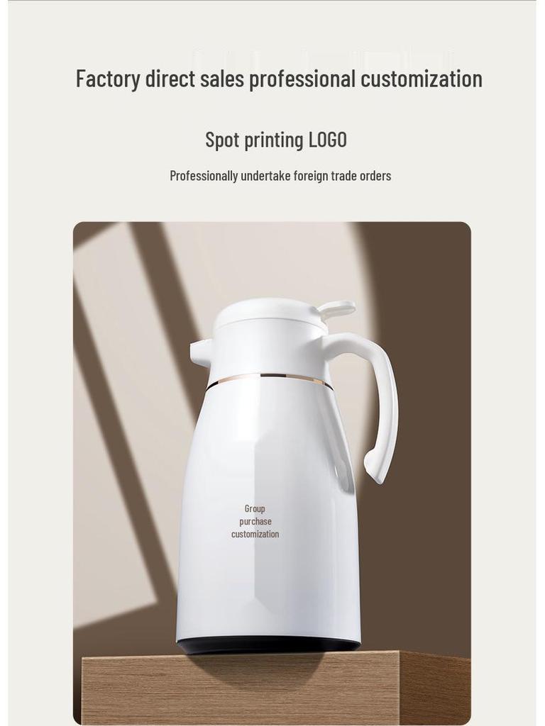 Digital Display Press-Type Large Capacity Glass Liner Insulated Kettle