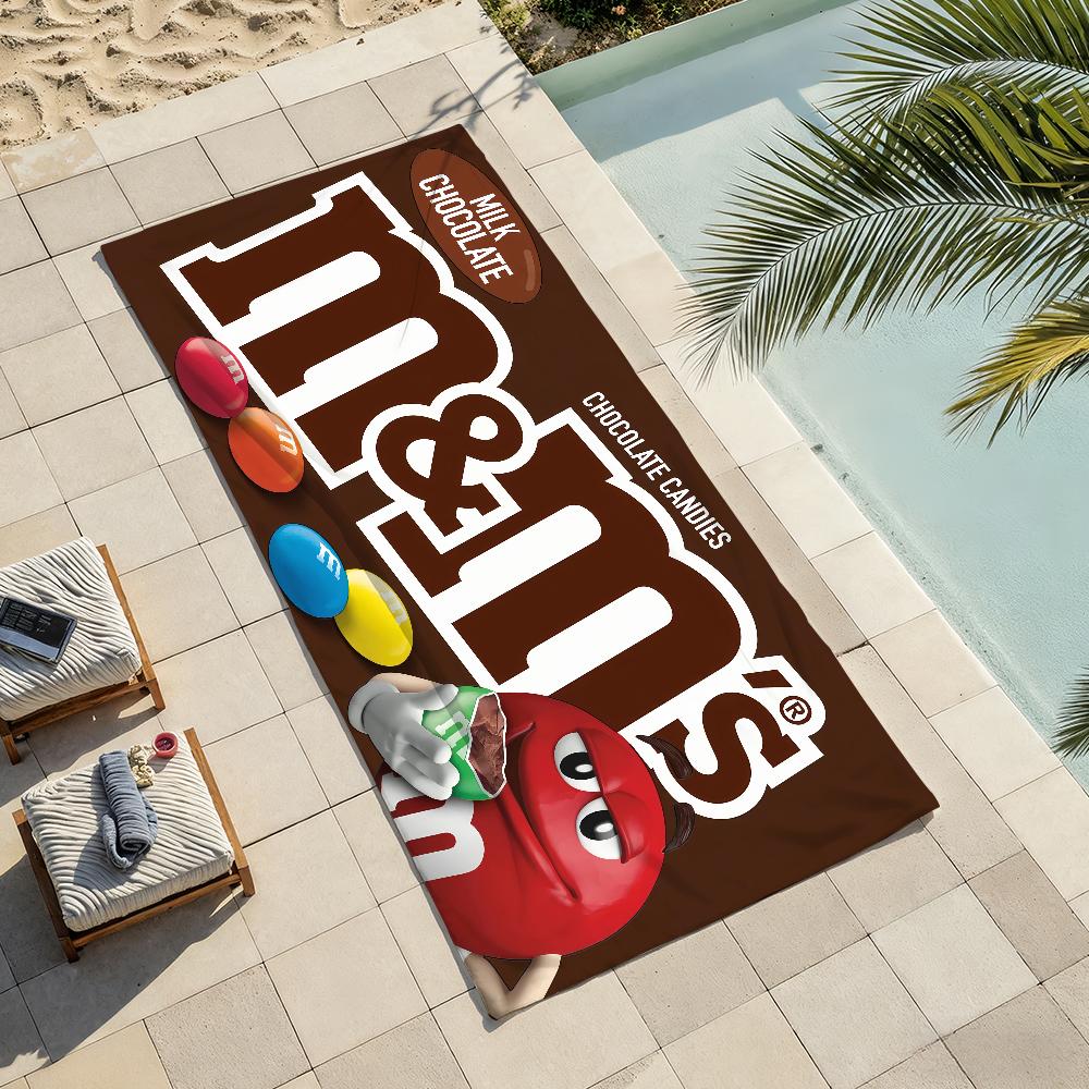 Candy M-M&M's-S Sweet Towel Shower Sauna Travel Spa Quick Dry Gym Accessories Soft Large Beach Towels