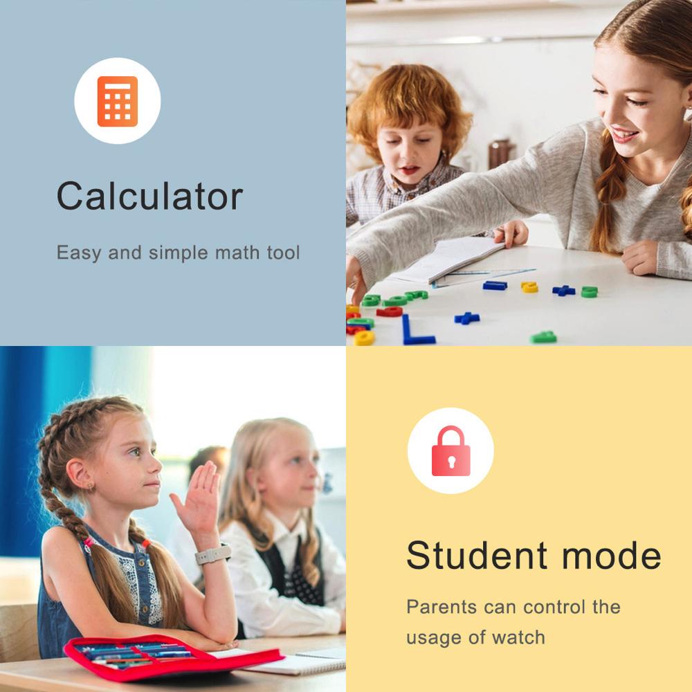 696 Kids 4G Video Call Chat Smart Watch Student Waterproof GPS WIFI LBS Location 700Mah Battery Calculator Children Smartwatch