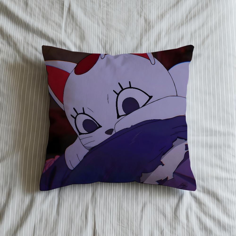 T-TurboS-ES G-Granny Cushion Cover Soft Case Sofa Living Room Home Anime Comfortable Office Cat Decor Protective Pillow