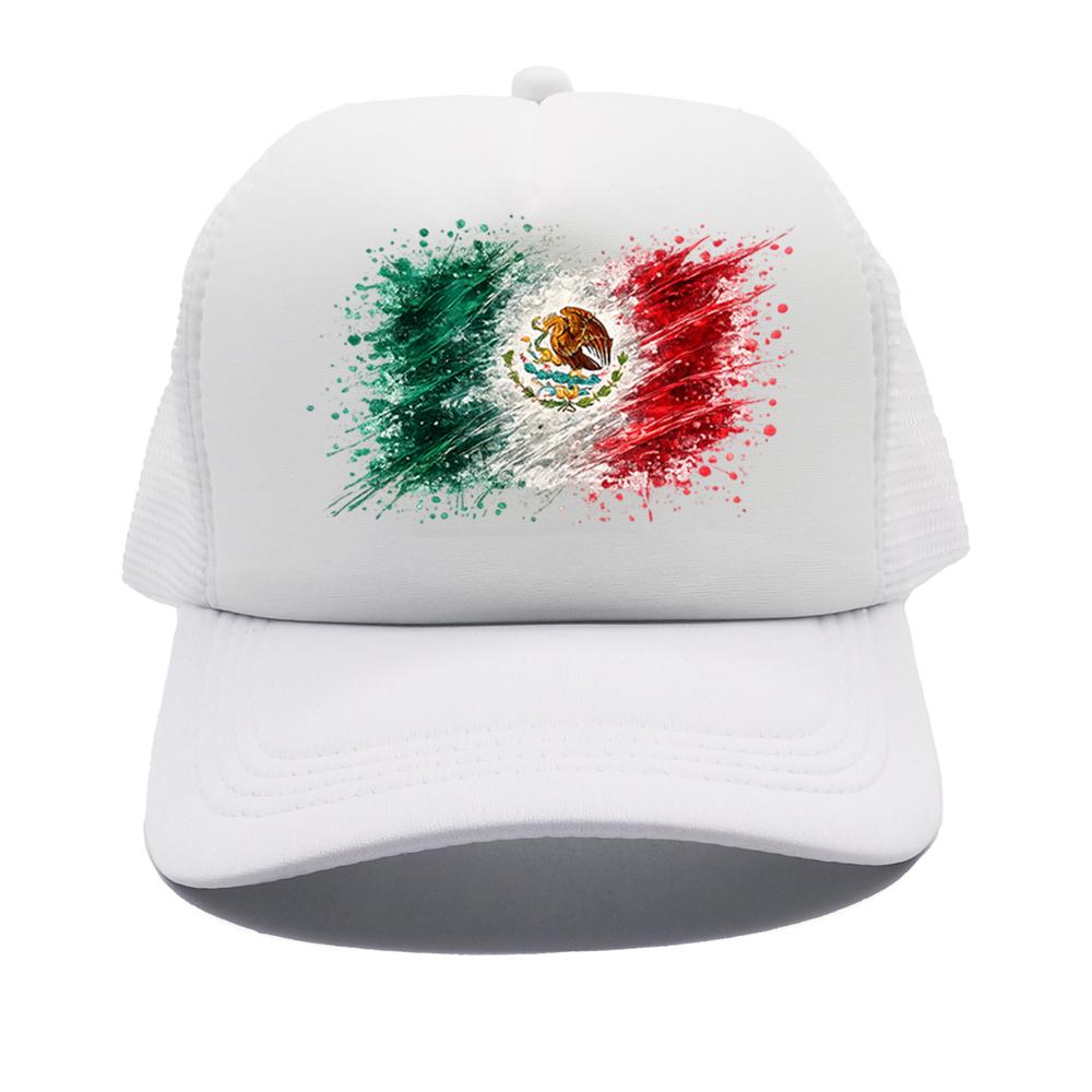 New Mexico Flag Baseball Cap Unisex Adjustable Mesh Dad Hat Breathable Patriotic Mexico Trucker Caps