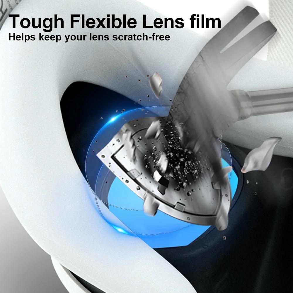 For Meta Quest 3 VR Headset Helmet Lens Protective Films Anti-scratch Full Coverage Soft Camera Protector Cover for Meta Quest 3