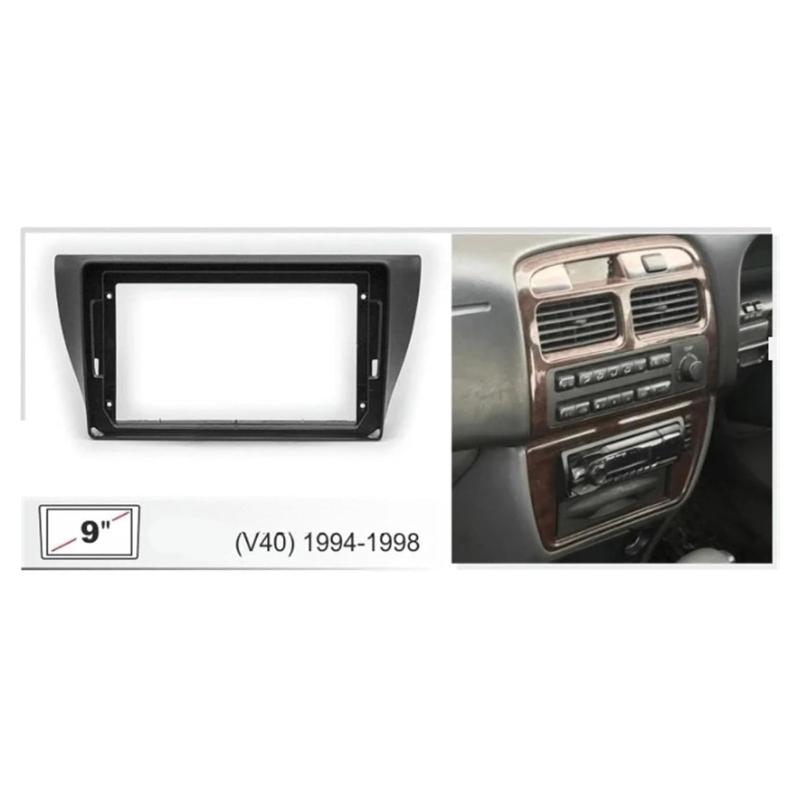 ABS Automotive Radio Mounting Kit 94 98 V40 Models Supports 9 Inch Screen Installation