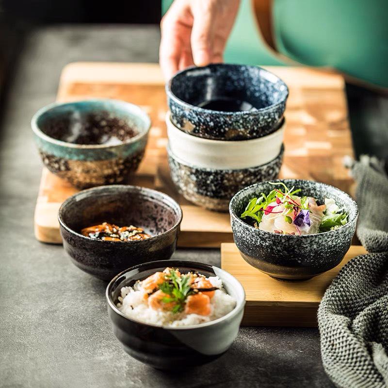 Japanese Ceramic Rice & Salad Bowl – Small, Versatile Soup & Breakfast Bowl for Home or Restaurant Use