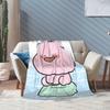 Asamimichan and Anemimi Throw Blanket for Couch  Soft Fuzzy Plush Blanket 50x60 Inch Multi-size Bedspreads for All Seasons