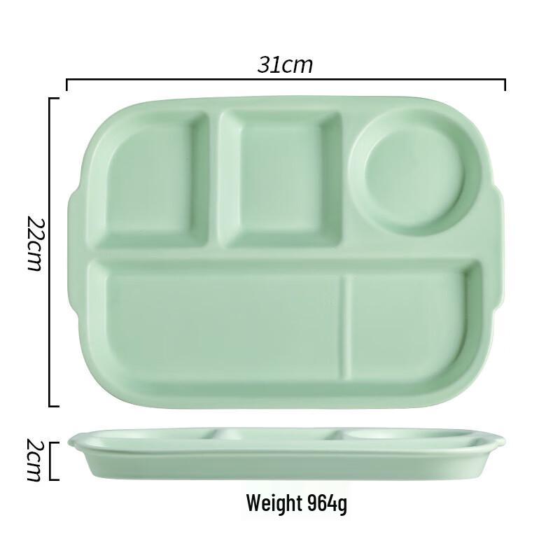 ZISIZ Talerz dzielony w stylu kremowym