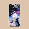 Wandering Witch Elaina Glass Mobile Phone Case for Samsung Galaxy S26 S25 S24 S23 S22 S21 S20 Note20 Plus FE Ultra Cover