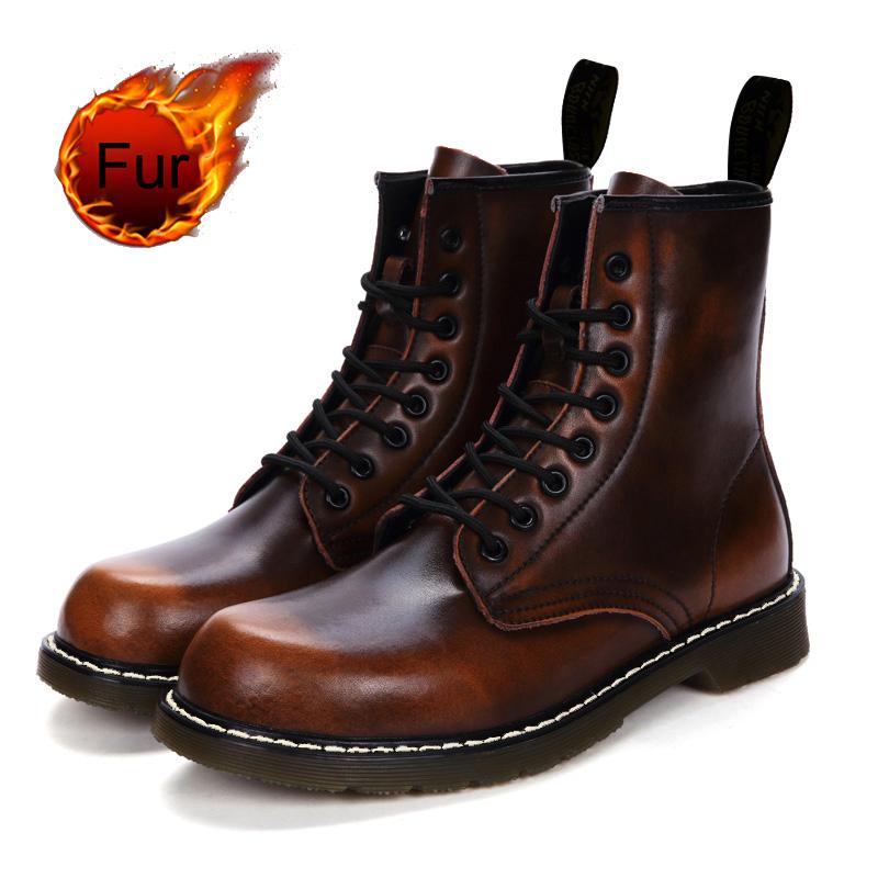 Mode 35 ~ 46 Dropship Frauen Herren 2024 Knöchel Schnee Stiefel Echtes Leder Schuhe Für Männer Frau Designer Schuhe Mode Warme Winter Herbst