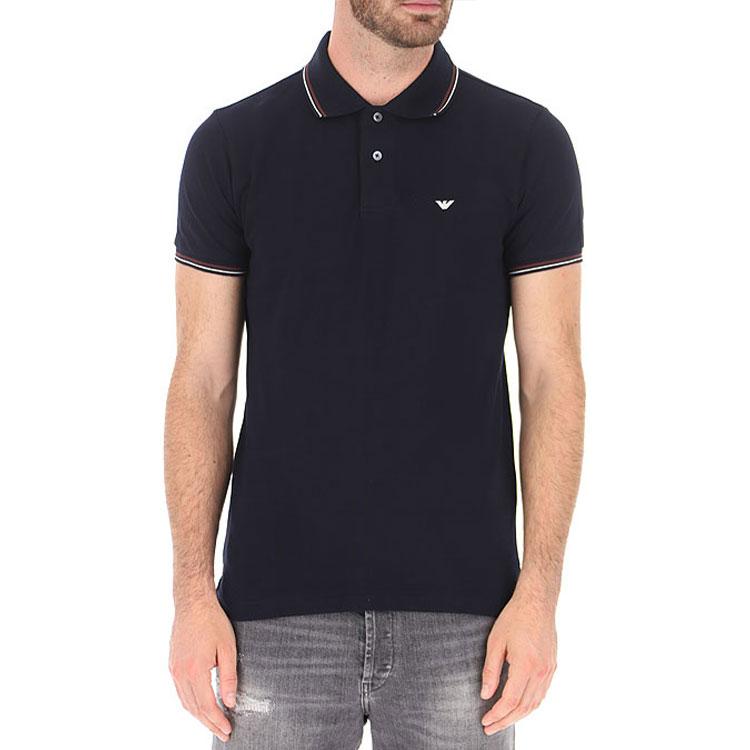 EMPORIO ARMANI Logo Detailed Short Sleeved Polo Shirt 8N1FB4-1JPTZ-0920