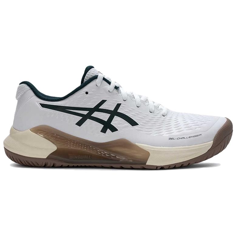 Asics Gel Challenger 14 White Saxon Green Sneakers 1041A405-104