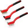 Double End Brush Stainles Steel Wire Brush Cleaning Rust Removing Polishing Tool