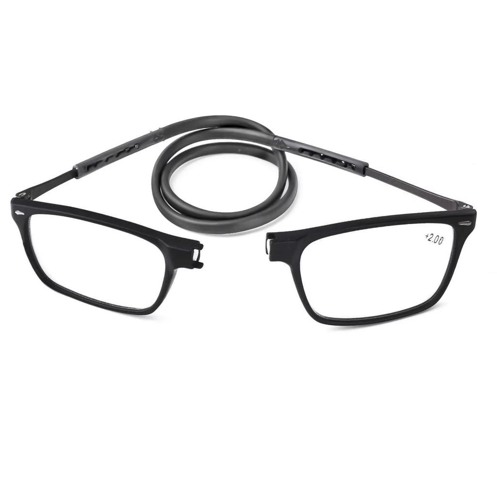 Portable Folding Reading Glasses High Definition Resin Fashion Presbyopic Eyeglasses Neck Reading Glasses
