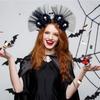 Mexicans Rose Florals Crown Garlands Flower Headband Skeleton Florals Headband Halloween Dia De Los Muerto Party Costum