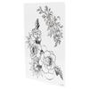 Temporary Tattoo Sticker Arm Chest Back Leg Waterproof Women Flower Tattoo StickerTH‑400
