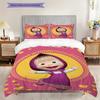 Russian comedy animation Masha and the Bear Comfortable Duvet Cover and Pillowcases (1 duvet cover + 2 pillowcases, duvet insert not included) T4