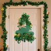 Irish Festival Decoration Wood Shamrock Door Sign Hanging Ornament for Front Door Mantels Tree Holiday Party Decoration
