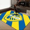 Leeds Crest Design Printed Office Carpet Chair Cushion  Entryway Rug, Rugs for Living Room, Bedroom Christmas gifts