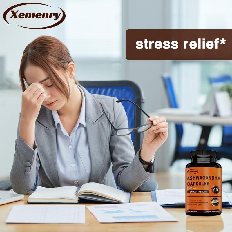 XEMENRY - 3300 mg Ashwagandha - Stress and Mood Support