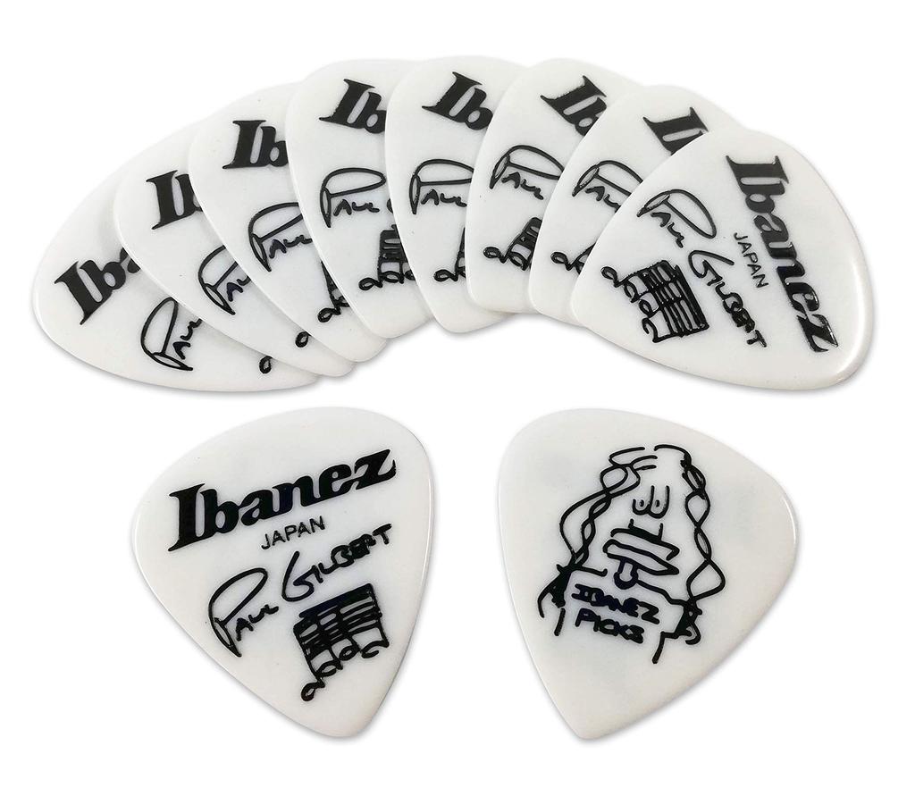 IBANEZ Paul Gilbert Pick Guitar Pick X 10 Pieces 1000PG-WH