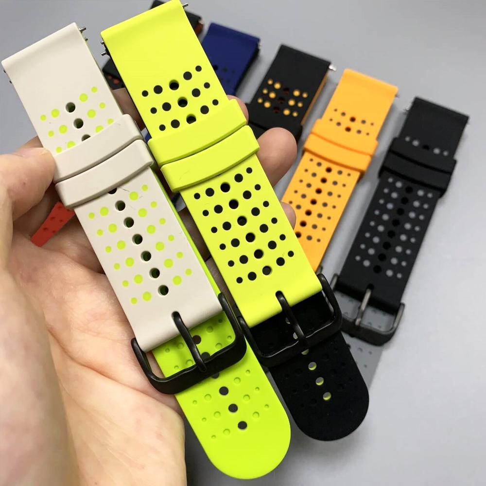 22mm Sports Strap For COROS APEX 4 42mm/APEX 2 Pro/PACE Pro Soft Wristband Belt For COROS PACE 4 Silicone Band Casual Bracelet