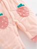 Winter Padded Cotton Jumpsuit for Newborn Girls - Warm, Plus Velvet, Thickened Outerwear