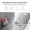 304Stainless Steel Cutting Board Double Sided 46x30CM Thickened Antibacterial And Mildew-proof Cutting Board Kitchen Accessories