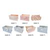 Cute Square Storage Basket Pantry Bedroom Decor Desk Item Organizer Debris Organizing Bag for Snacks Sundries Clutter Management