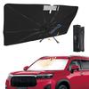New Honda DG5 Model Light UV Windshield 10 Fiberglass Easy Storage Bag Included with Honda DG5 Models 2024 WR-V Umbrella-Style Sunshade,