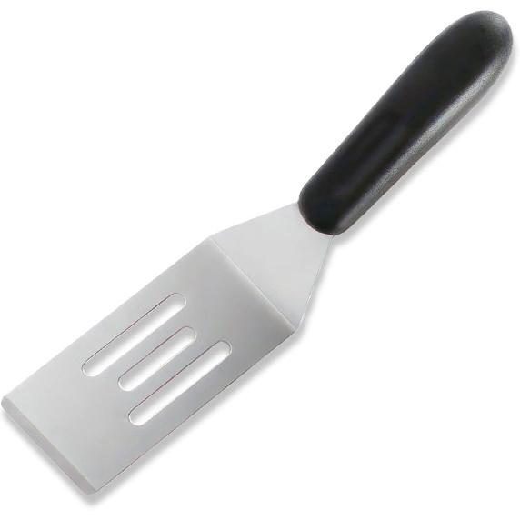 Stainless Steel Mini Serving Spatula, Culinary Kitchen Spatula for Serving and Turning, Mini Slotted Turner for Flipping, Cooking and Baking Kitchen