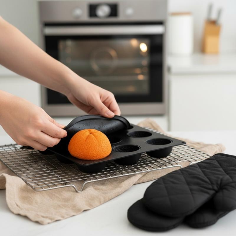 New 8 Cavity Tangerine Shape Cake Silicone Mold Tangerine Baking Mousse Mould French Dessert Mousse Mold