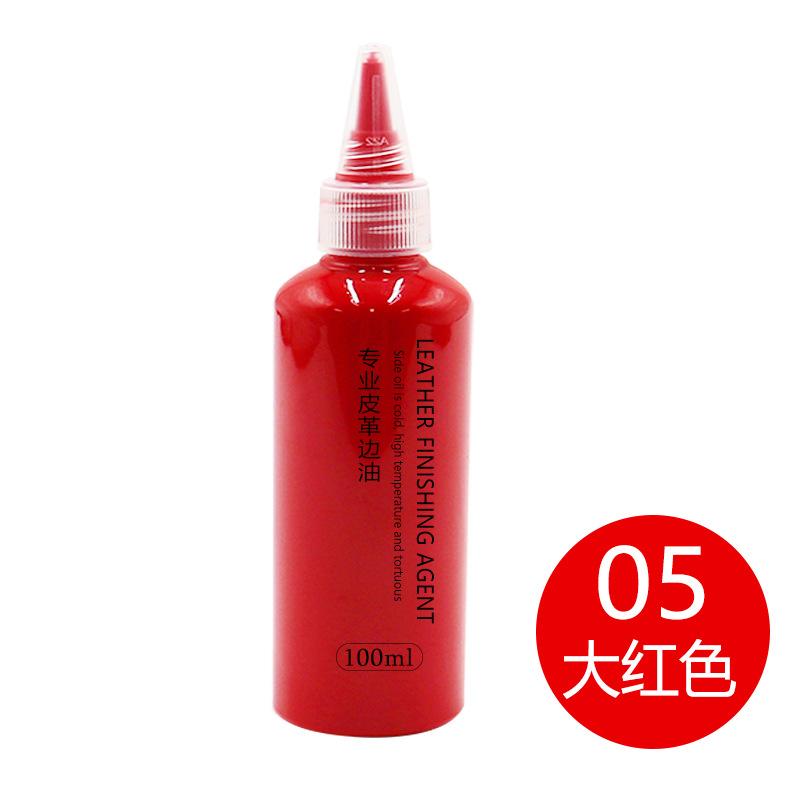 100ml Matte Lederkantenversiegelungsöl Kältebeständig Hochtemperaturbeständig Verhindert Feuchtigkeitsaufnahme und Verformung des Leders