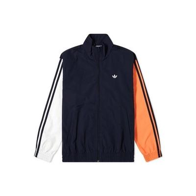 Originals Retro Colorblock Nylon Sports Jacket Fall Men Ink Blue