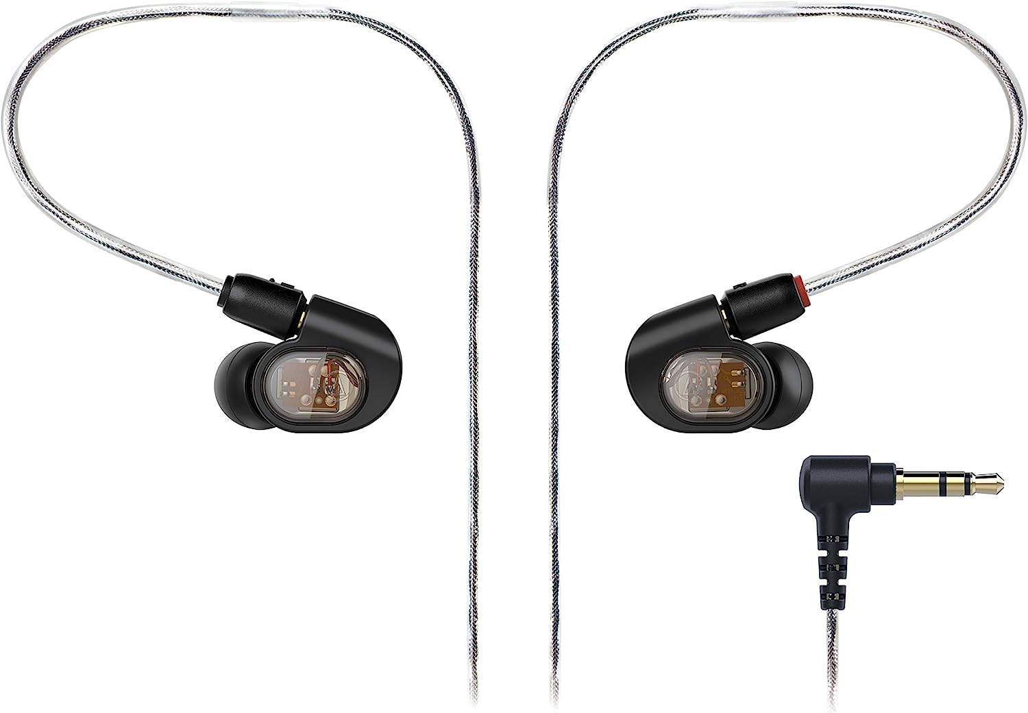 

Audio Technica Monitor Earphones Wired Gaming Earphones Gaming Recording Mixing ATH-E70 чорний