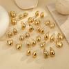 GEMCHIC Women's Vintage Rhinestone Drop Earrings Trendy Stainless Steel Stud Earrings for Women