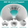 Neck Pillow Airplane - Memory Foam Travel Pillow for Head and Neck Support Suitable for Sleeping Airplane,Traveling,Self-Driving