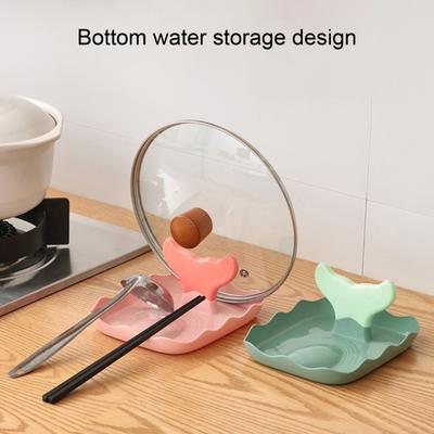 Nützlich, einfach zu bedienen, kein Schütteln, PP, leicht zu reinigen, Pfannendeckelhalter, Küchenhelfer, Topfdeckelständer