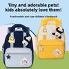Childrens Fun Animal Print School Bag With Lightweight Nylon Material And Comfort Features For Toddlers