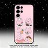 Cartoon A-Asamimichan Phone Case For Samsung S25,S24 Ultra,S20,S30 plus,S22 plus,S23,S30 Ultra 5G Silicone Black Shell