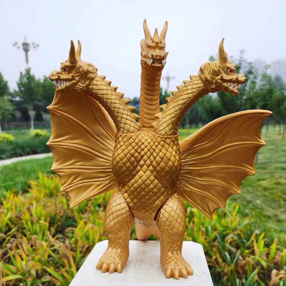 24cm Godzilla King of Monsters Runaway Mechanical Red lotus Planet Godzilla Action Figure Collection Model Toy Kid Birthday Gift