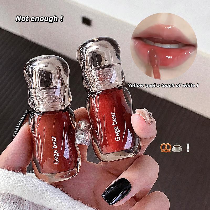 

Gege Bear Big Ice Bucket Crystal Прозрачный блеск для губ Lip Glaze