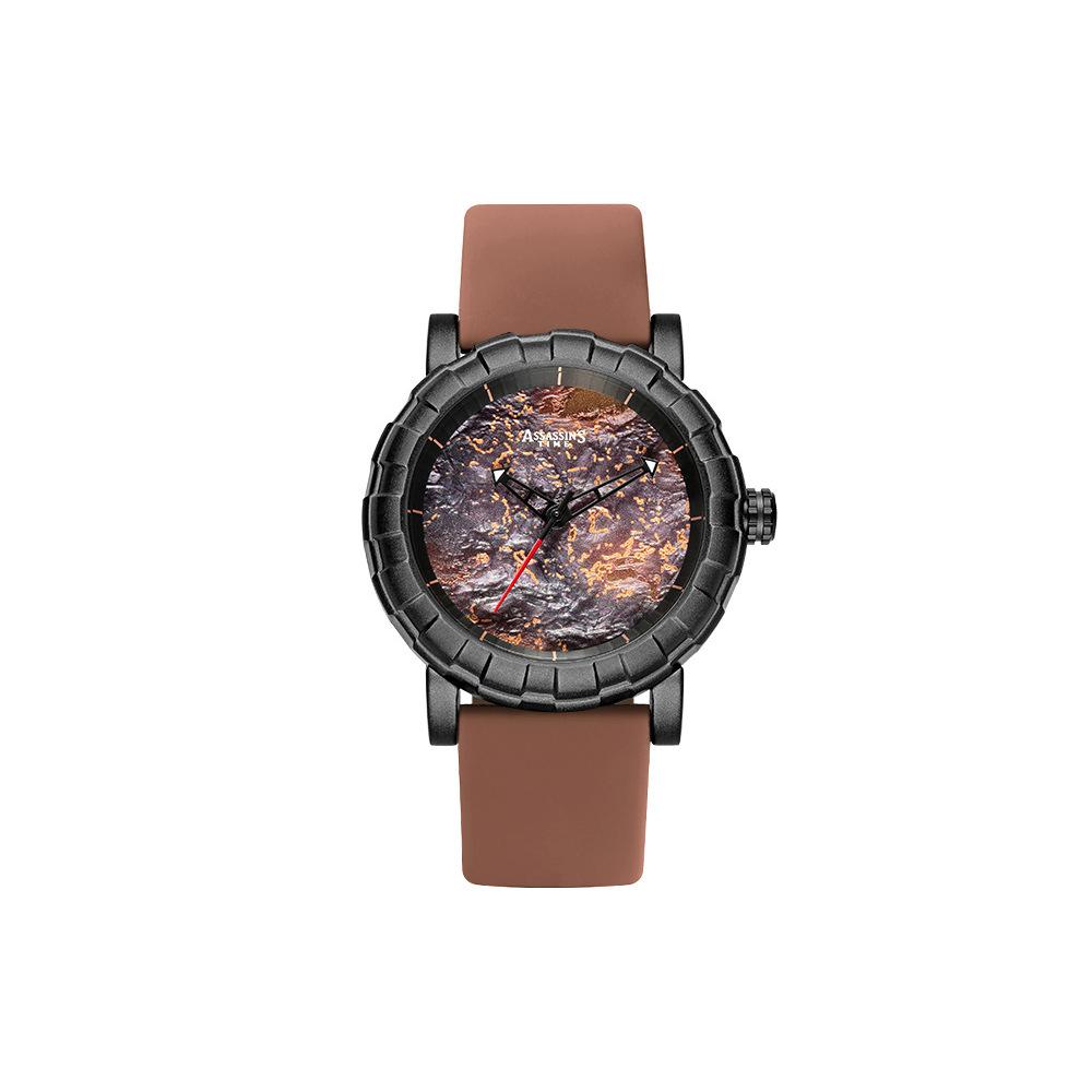 New Men's Watch Fashion Trend Big Dial Watch Personality Handsome Silicone Band Men's Watch